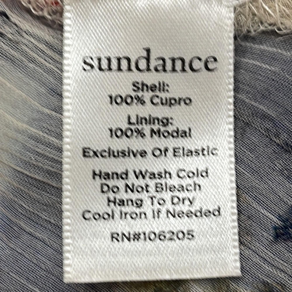 SUNDANCE Amelia Floral Blouse Size Large - Picture 5 of 5